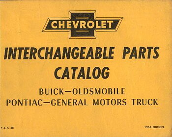 1955 Chevrolet Interchangeable Parts Catalog