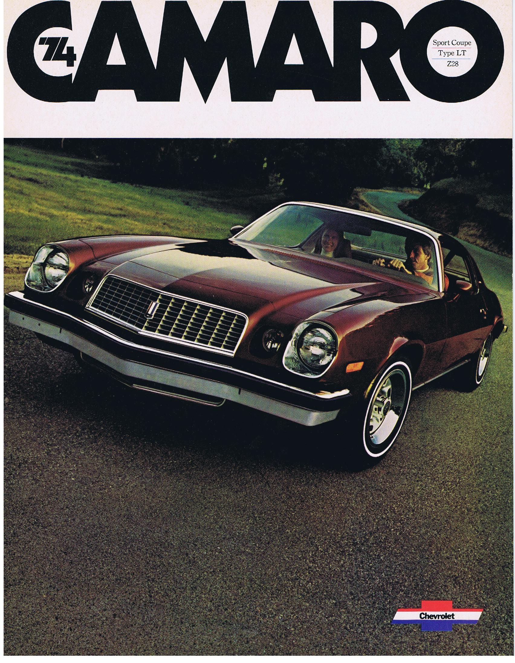 1974 Chevrolet Camaro Broschyr