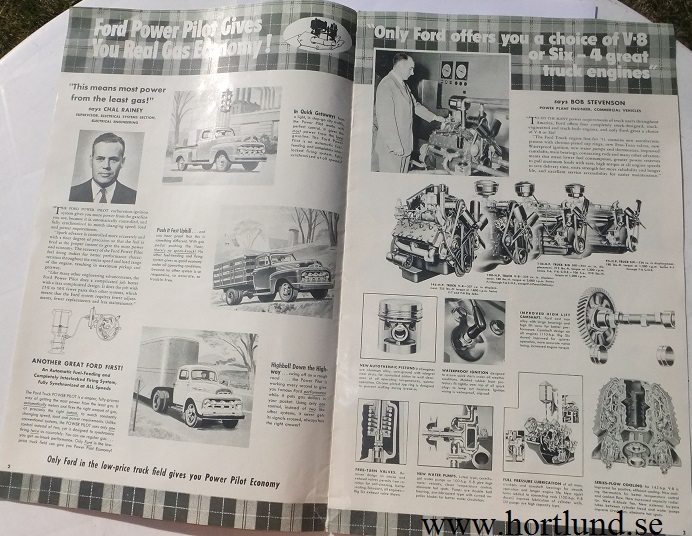 1951 Ford Truck broschyr - 2