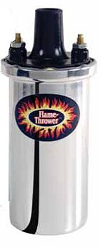 Pertronix Flame Thrower, Tändspole 3, 4 och 6-cyl motorer, Universal Chrome