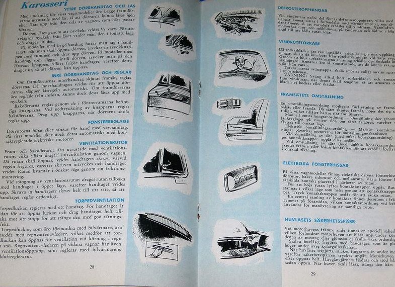 1956 Chrysler, Imperial och Plymouth Ägarens Handbok svensk - 5