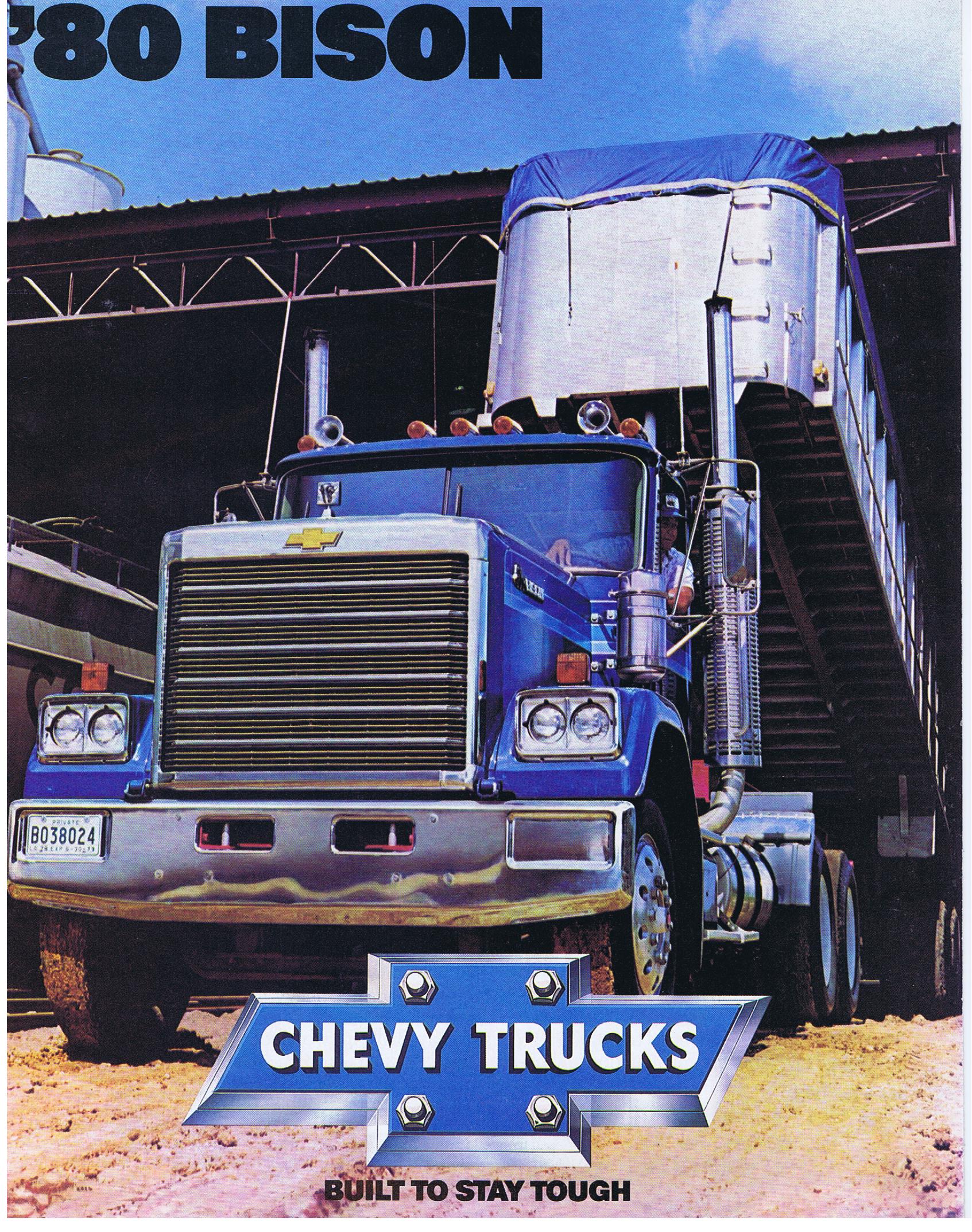 1980 Chevrolet Truck Bison Broschyr
