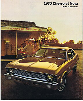 1970 Chevrolet Nova Försäljnignsbroschyr