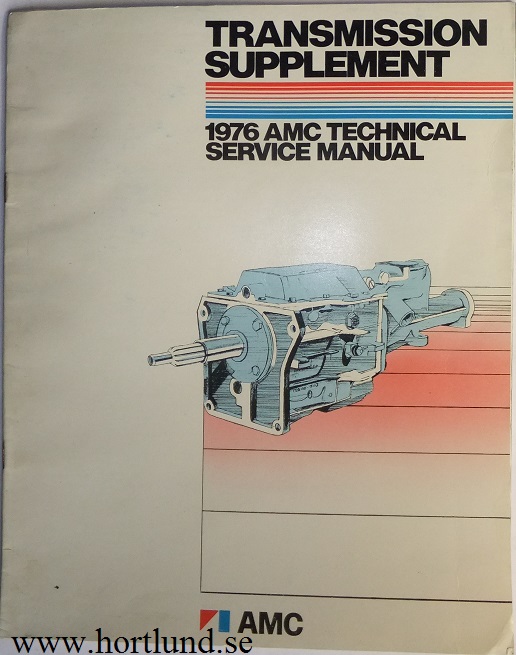 1976 AMC Technical Service Manual Transmission supplement