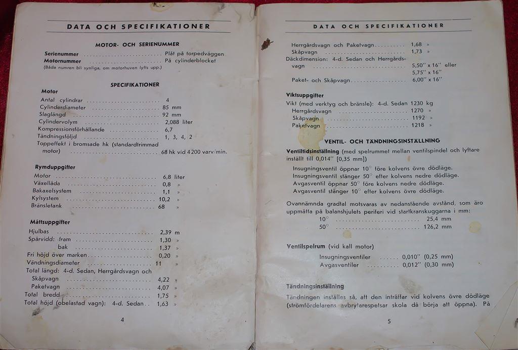 1950-51 Standard Vanguard Handbok svensk - 5