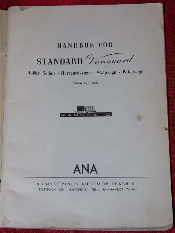 1950-51 Standard Vanguard Handbok svensk - 4