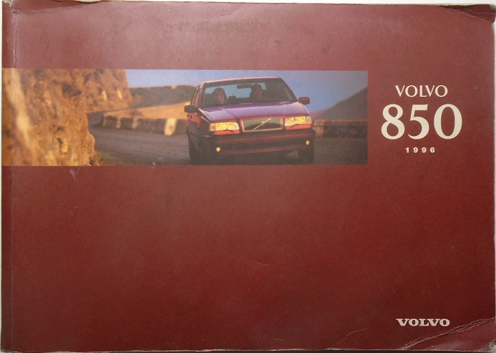 1996 Volvo 850 Instruktionsbok