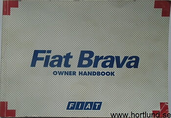 1999 Fiat Brava Owner Handbook