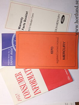 1970 Mercury Full Size Owners Manual