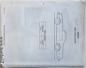 1976 GMC Dealer information Sprint, Pickup, Jimmy, Suburban, Van