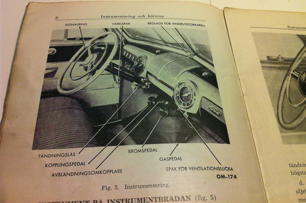 1946 Ford V-8 instruktionsbok svensk - 3