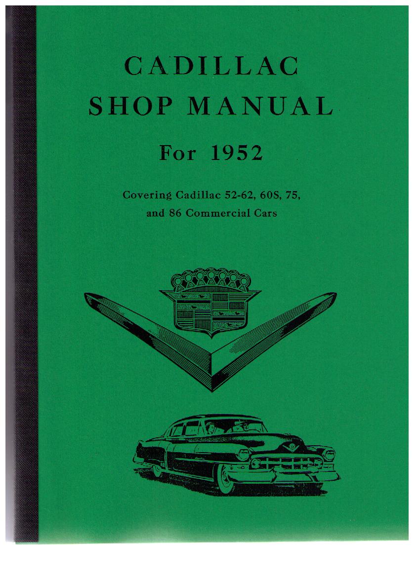 1952 Cadillac Shop Manual