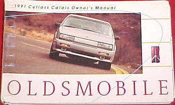 1991 Oldsmobile Cutlass Calais Owner's Manual