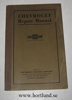 1918 - 1923 Chevrolet Repair Manual