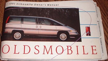 1991 Oldsmobile Silhouette Owner's Manual