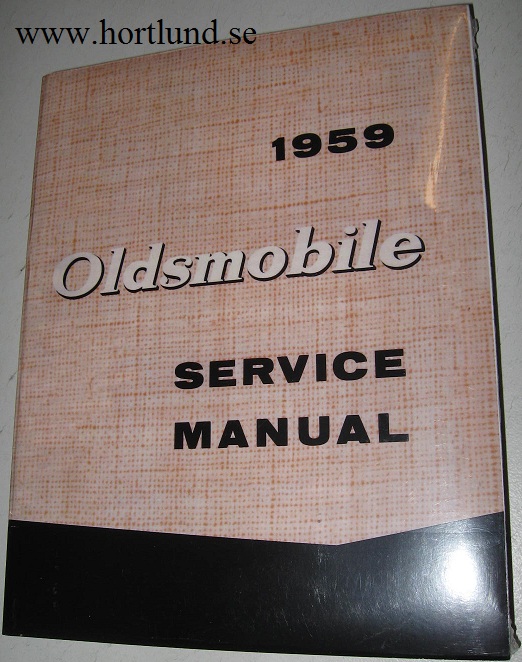 1959 Oldsmobile Shop Service Manual