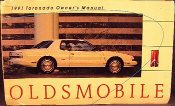 1991 Oldsmobile Toronado Owner's Manual