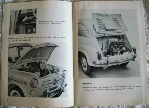 1964 Fiat 600 D instruktionsbok svensk - 4