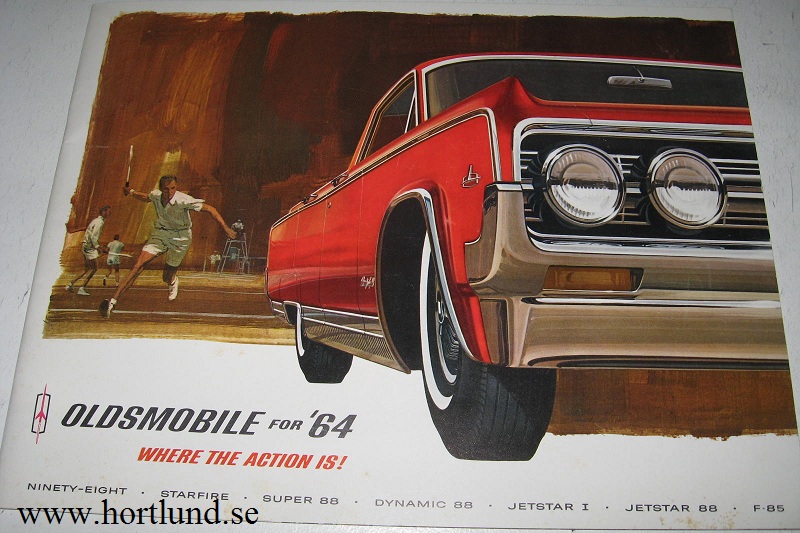 1964 Oldsmobile lyx broschyr