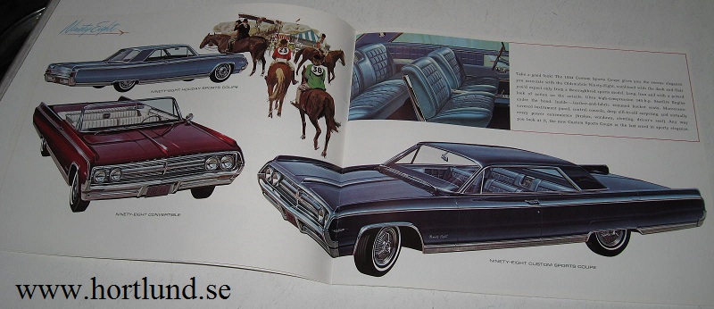 1964 Oldsmobile lyx broschyr - 2