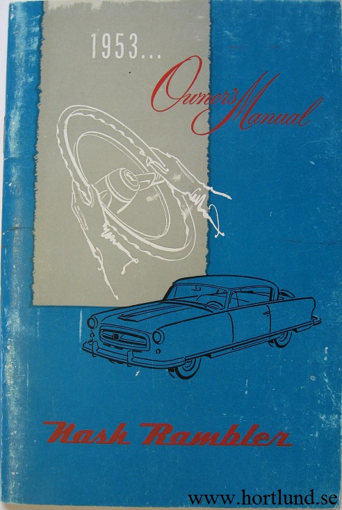 1953 Nash Rambler Owner's Manual