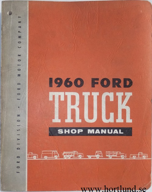 1960 Ford Truck Shop Manual