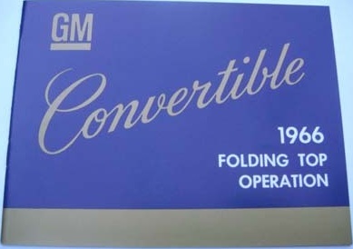 1966 GM Convertible Folding Top Operation