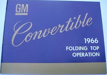 1966 GM Convertible Folding Top Operation