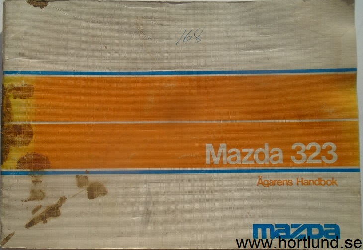 1977 1978  Mazda 323 Instruktionsbok - 2