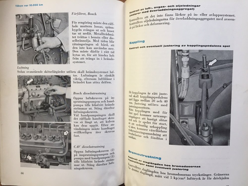 1963 Scania-Vabis  56, 66, 76 Lastvagnar Instruktionsbok - 4