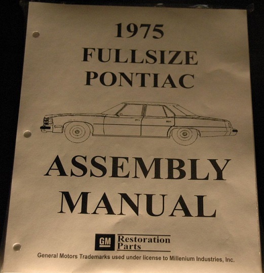 1975 Pontiac Fullsize Assembly Manual