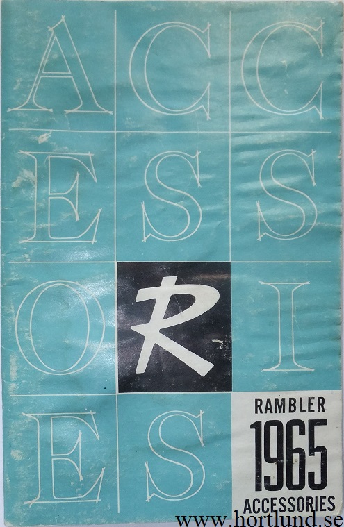 1965 Rambler Accessories broschyr