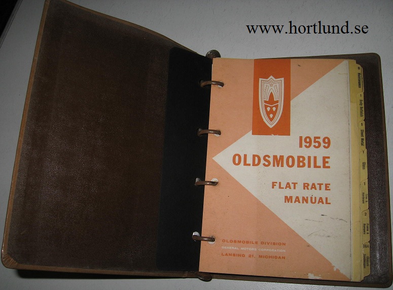 1959 Oldsmobile Flat Rate Manual