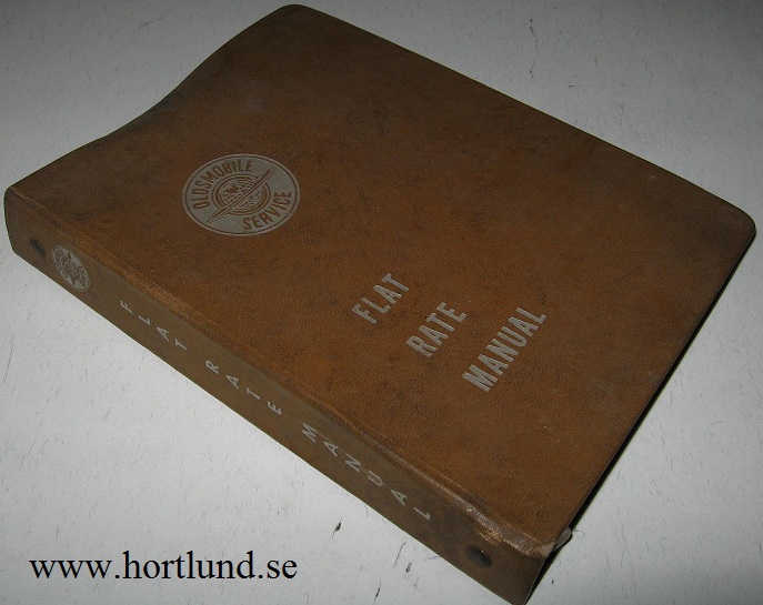 1959 Oldsmobile Flat Rate Manual - 2