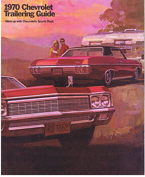1970 Chevrolet Försäljningsbroschyr Trailering Guide