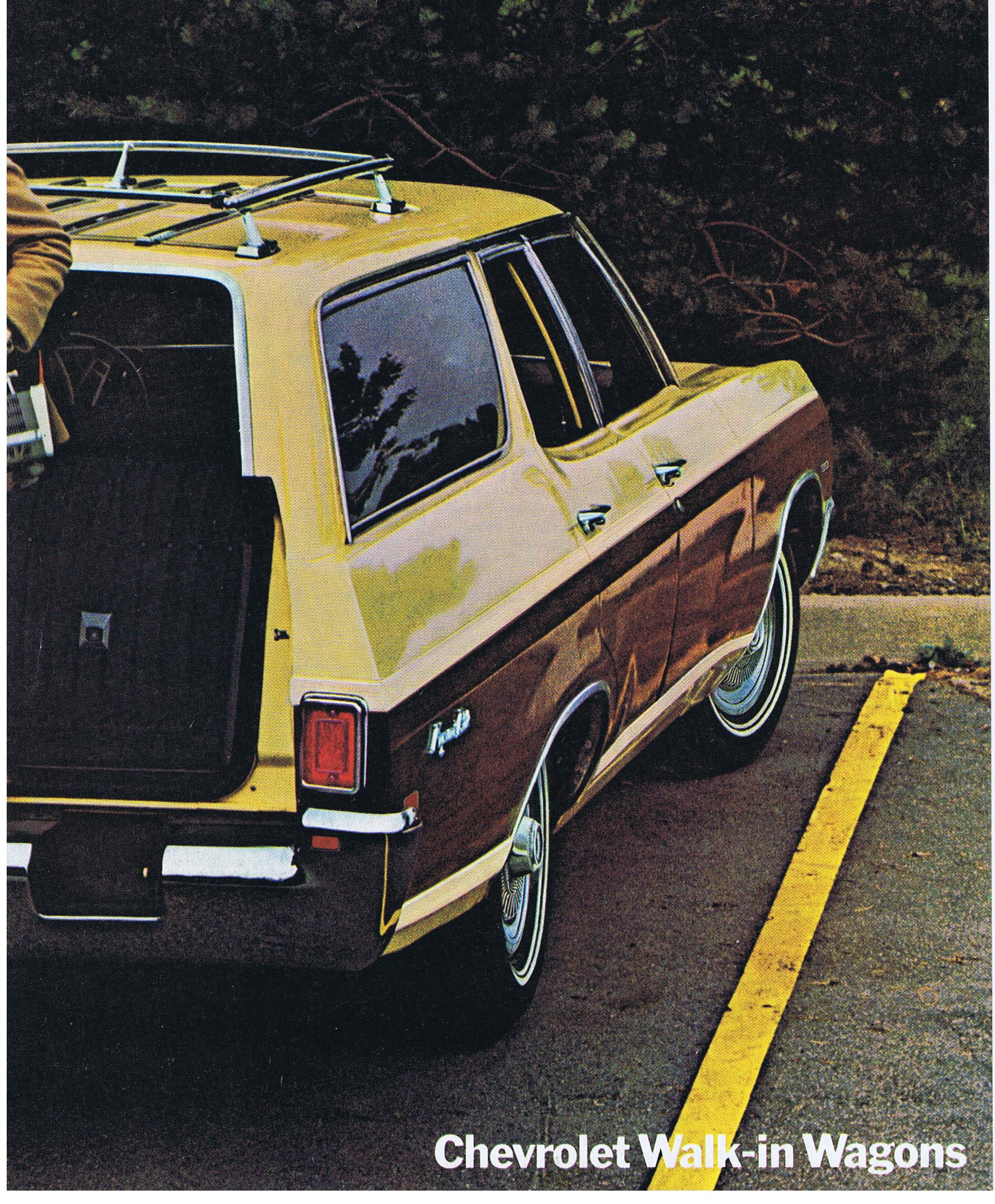 1970 Chevrolet Försäljningsbroschyr Walk in wagons