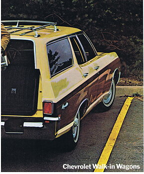 1970 Chevrolet Försäljningsbroschyr Walk in wagons