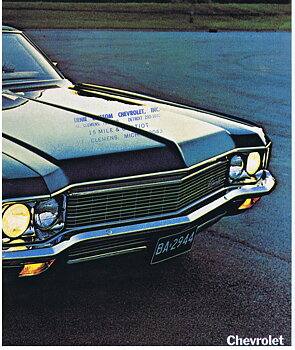 1970 Chevrolet Försäljningsbroschyr Walk in wagons