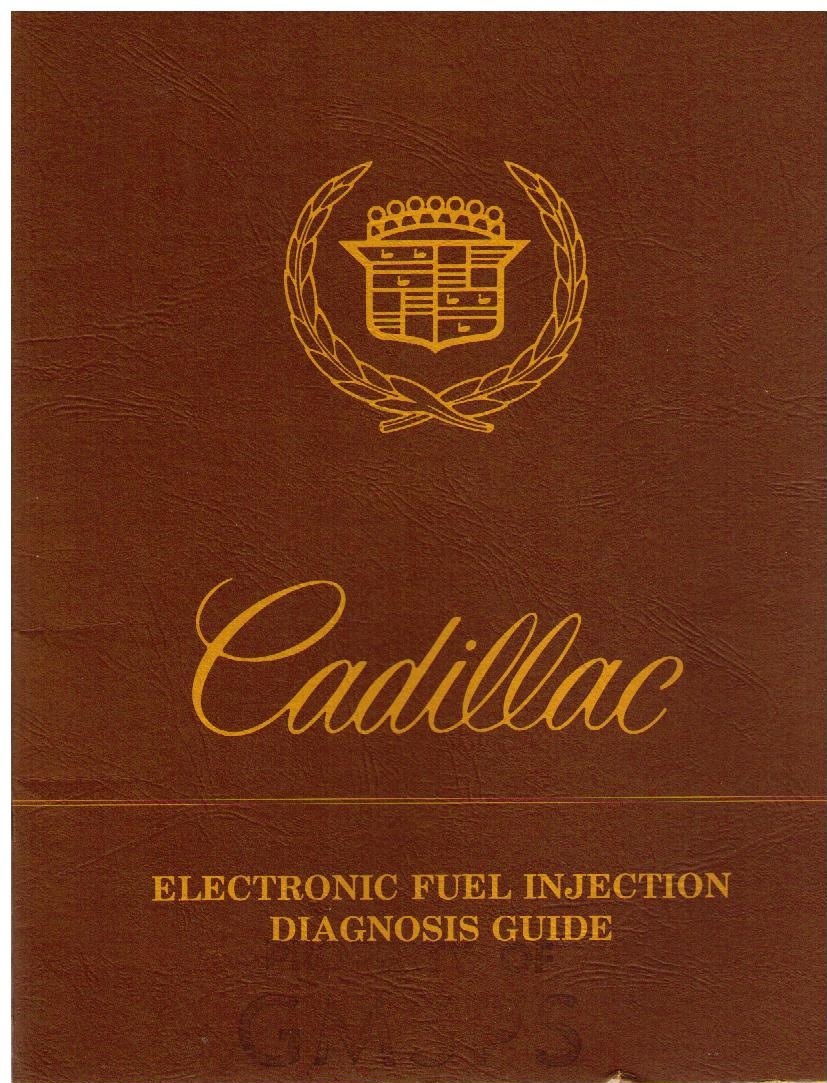 1975 Cadillac Electronic Fuel Injection Diagnosis Guide