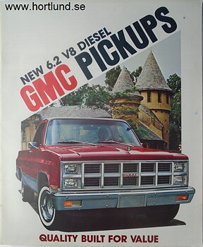 1982 GMC Pickups Broschyr