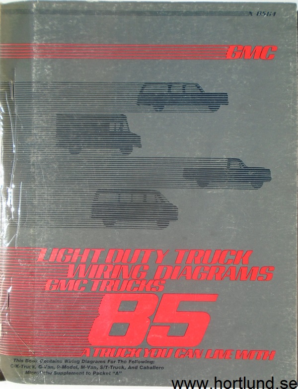 1985 GMC Light Duty Truck Wiring Diagrams
