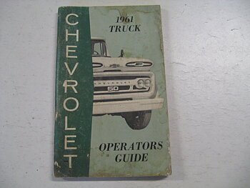 1961 Chevrolet Truck Operators Guide