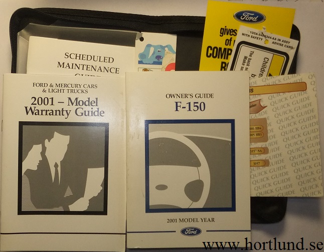2001 Ford Truck F-150 Owner´s Guide