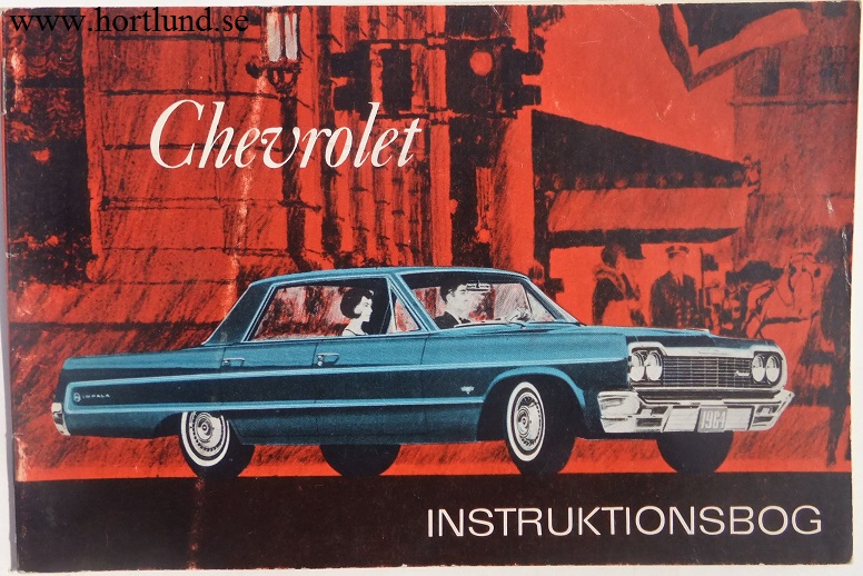 1964 Chevrolet Instruktionsbog Dansk