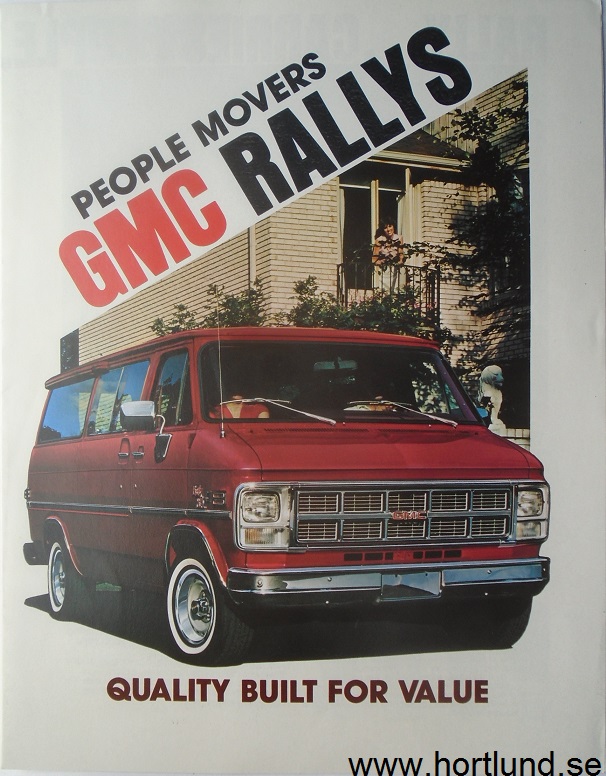 1982 GMC Rally Broschyr