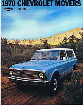 1970 Chevrolet Truck Försäljningsbroschyr Movers Blazers