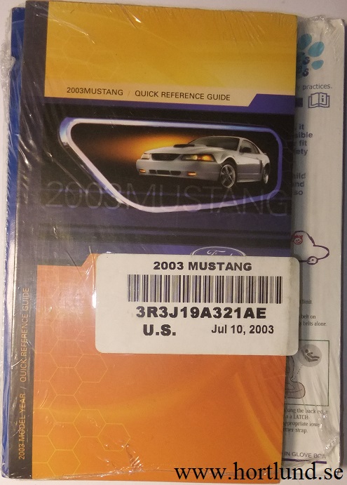 2003 Ford Mustang Owner´s Guide