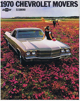 1970 Chevrolet Truck Försäljningsfolder Movers El Camino