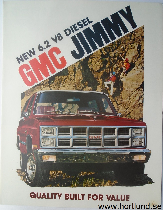 1982 GMC Jimmy Broschyr