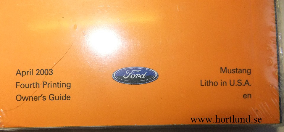 2004 Ford Mustang Owner´s Guide